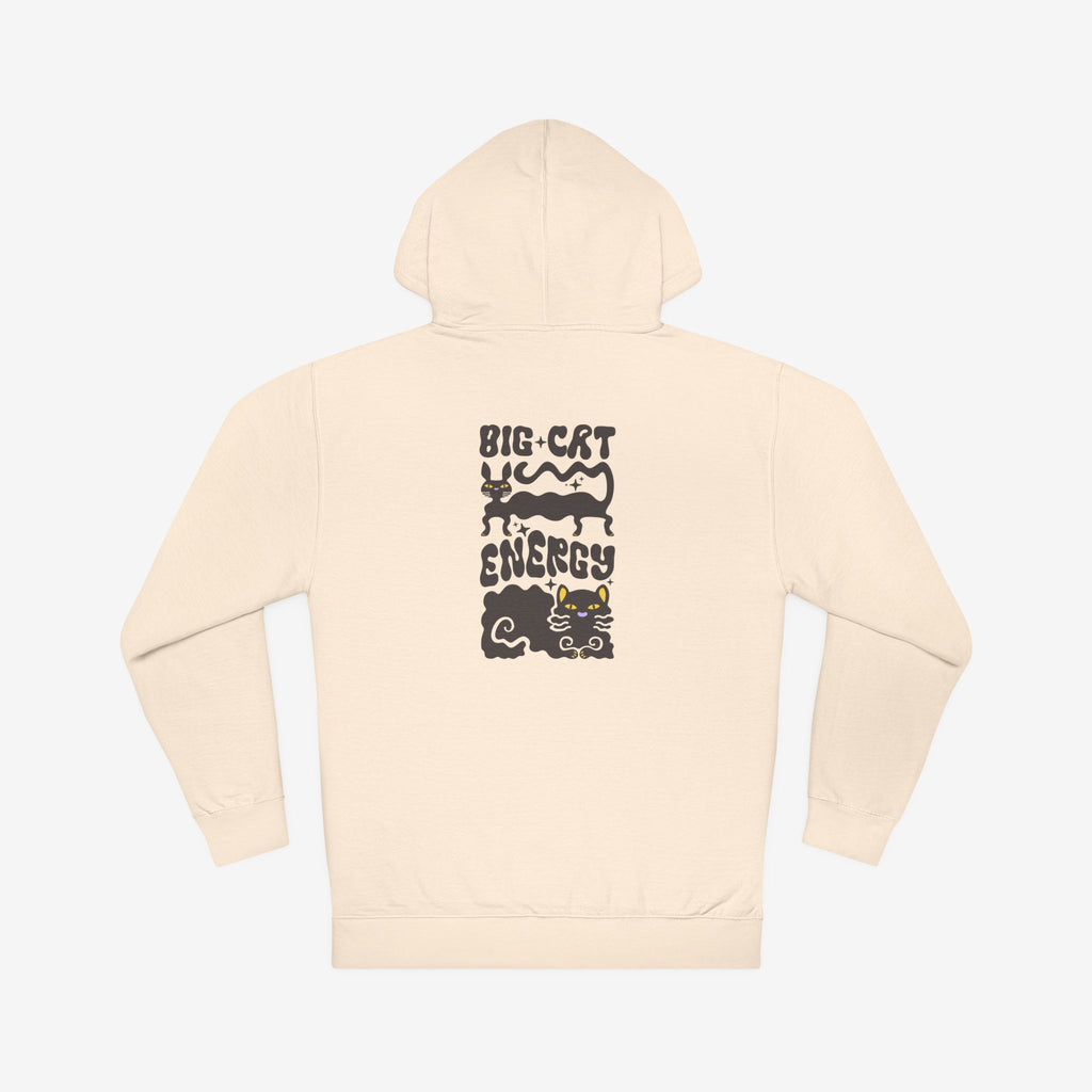 DOMINANCE “BIG CAT ENERGY” HOODIE — GRAPHIC CAT PRINT PULLOVER