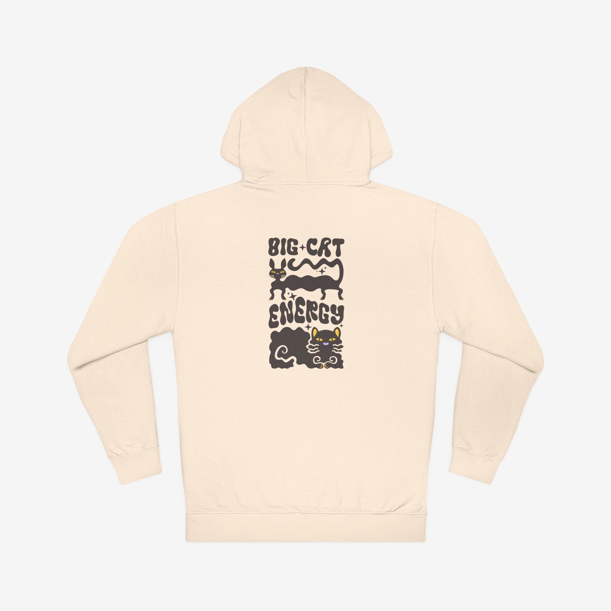 DOMINANCE “BIG CAT ENERGY” HOODIE — GRAPHIC CAT PRINT PULLOVER