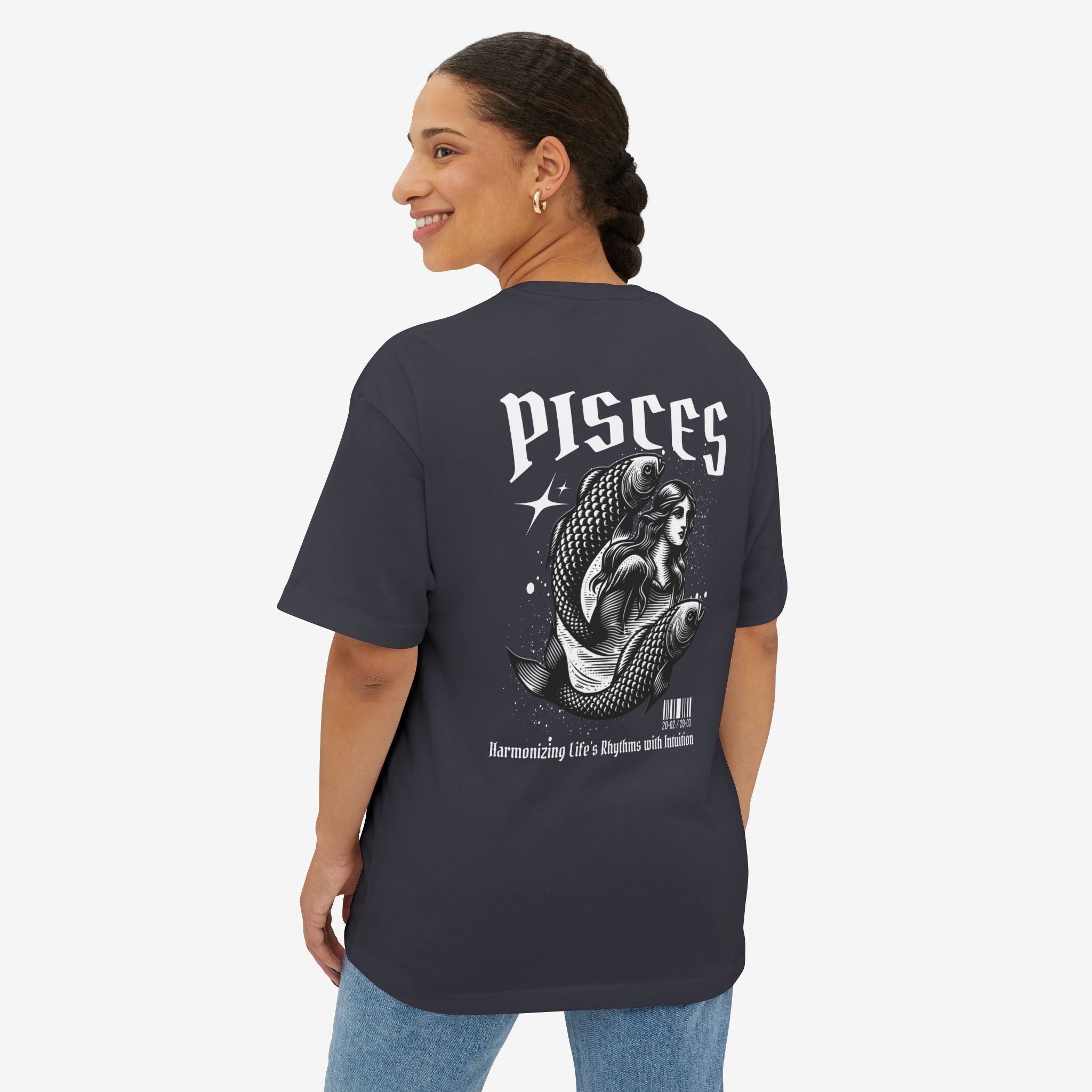 VINTAGE PISCES ZODIAC GRAPHIC T-SHIRT – RETRO ASTROLOGY AESTHETIC TEE