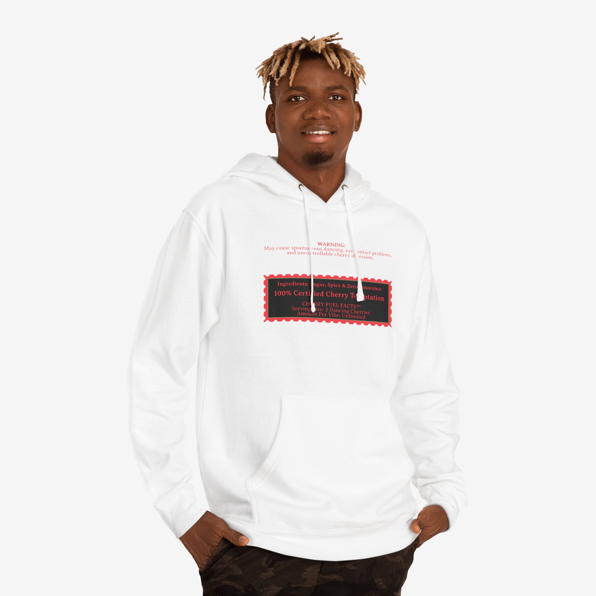 CHERRY FUEL FACTS — NAUGHTY DANCING CHERRIES GRAPHIC HOODIE