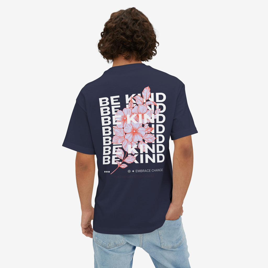 BE KIND EMBRACE CHANGE – ITS. BLOOM FLORAL GRAPHIC T-SHIRT