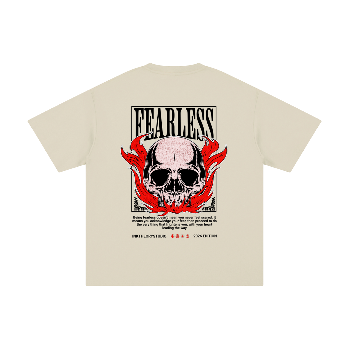 men,women,unisex,tee,R00330,Bold,Quote,fearless,skull