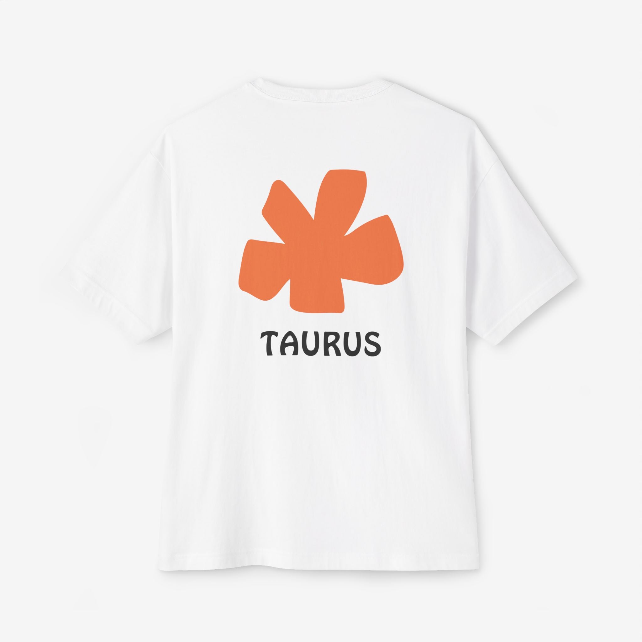 TAURUS ABSTRACT GRAPHIC TEE — MINIMAL ZODIAC STATEMENT