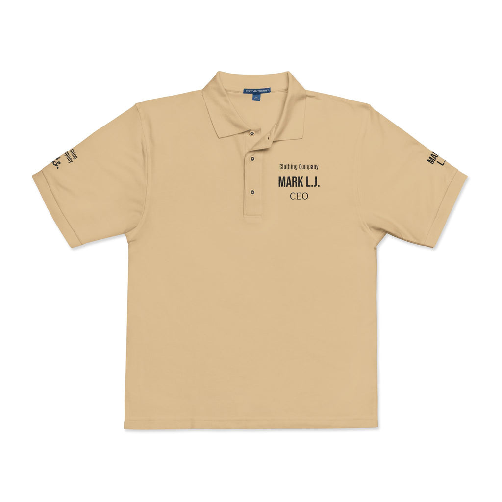 EMBROIDERED CUSTOMIZABLE POLO TEE