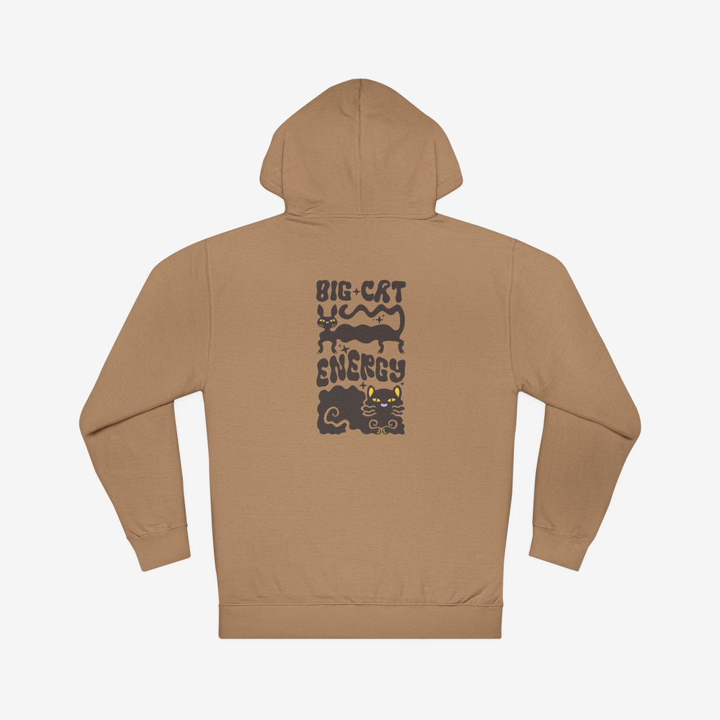 DOMINANCE “BIG CAT ENERGY” HOODIE — GRAPHIC CAT PRINT PULLOVER