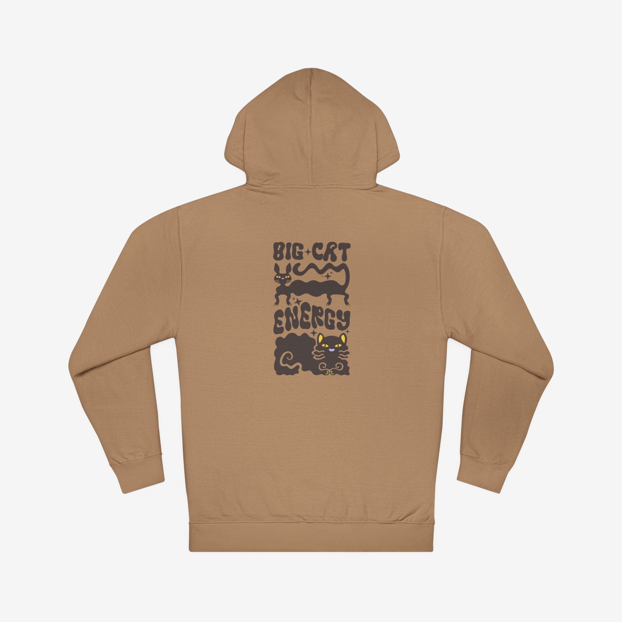 DOMINANCE “BIG CAT ENERGY” HOODIE — GRAPHIC CAT PRINT PULLOVER