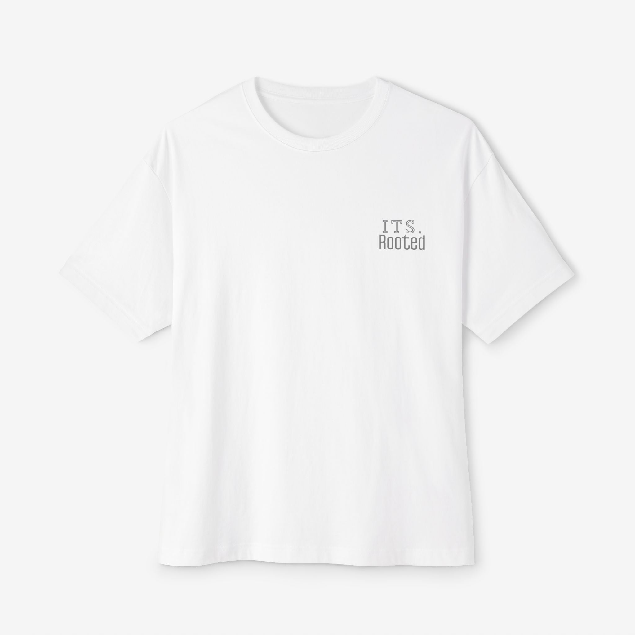 BLOOM TEE — “BLOOM WHERE YOU ARE PLANTED” FLORAL BOXY SHIRT