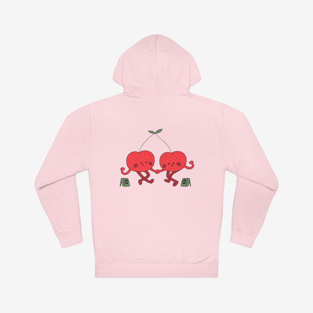 CHERRY FUEL FACTS — NAUGHTY DANCING CHERRIES GRAPHIC HOODIE