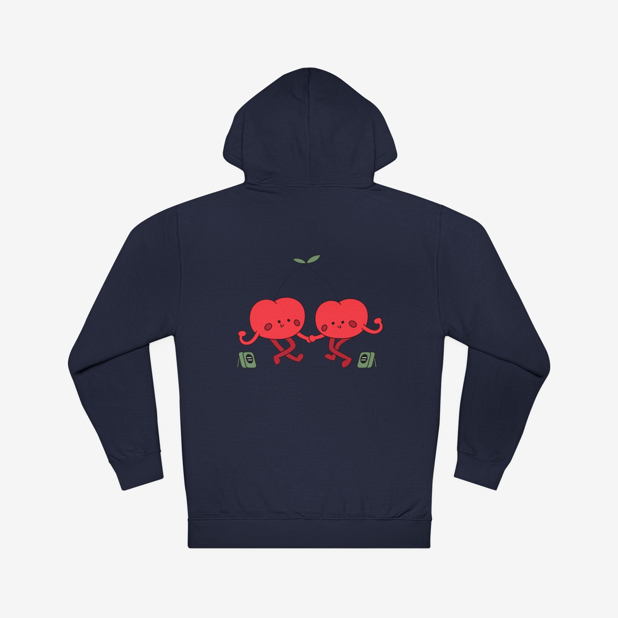 CHERRY FUEL FACTS — NAUGHTY DANCING CHERRIES GRAPHIC HOODIE