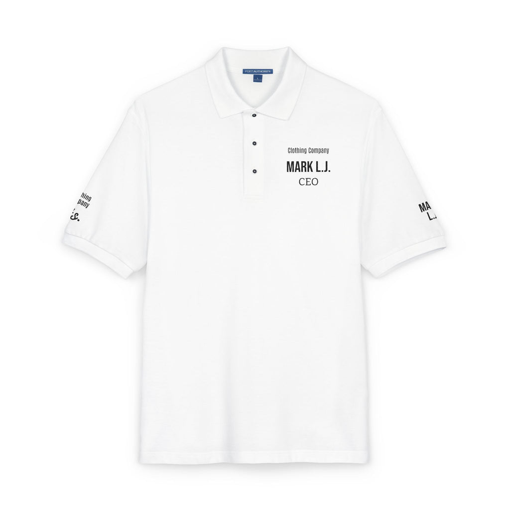 EMBROIDERED CUSTOMIZABLE POLO TEE