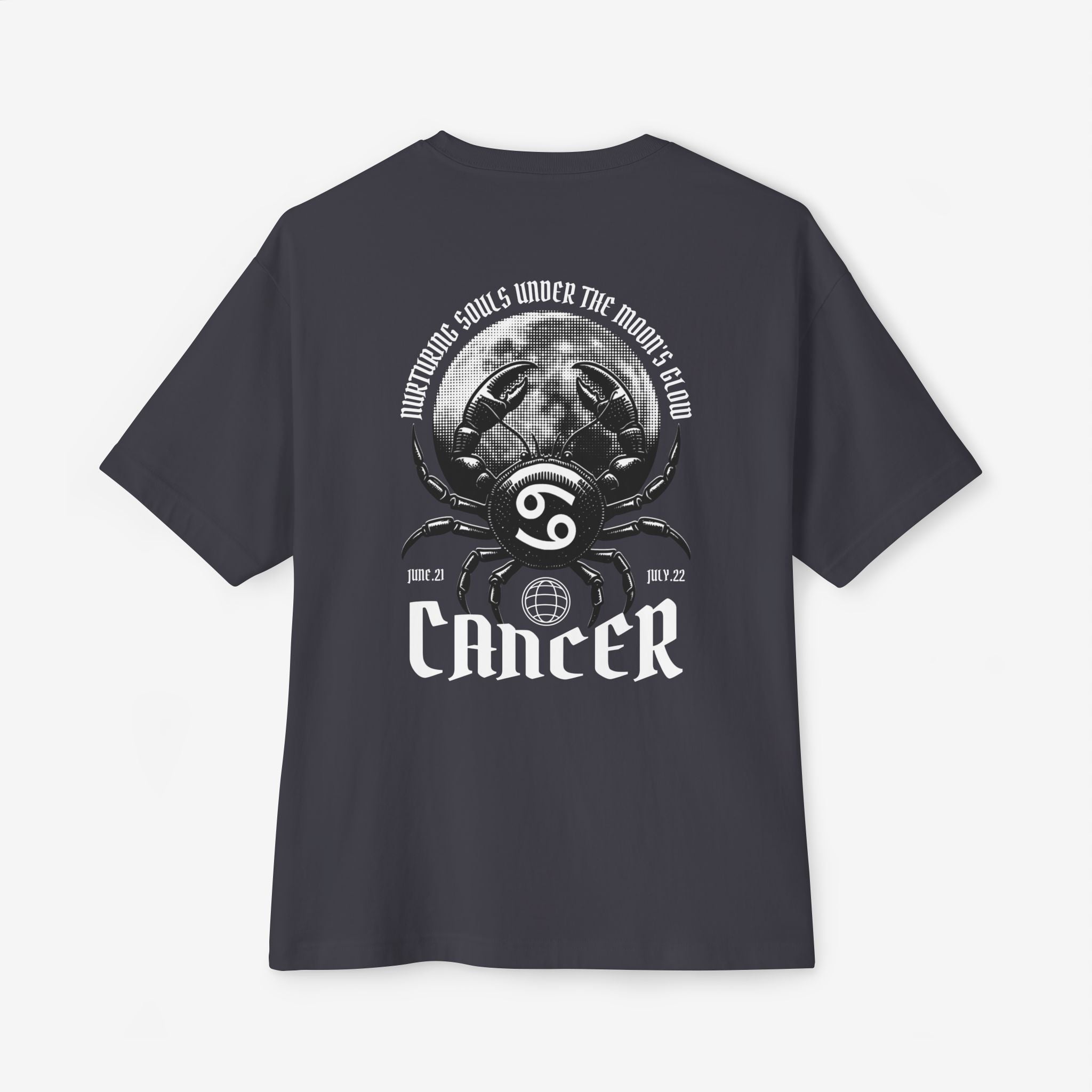 ITS. CANCER – OVERSIZED BOXY ZODIAC GRAPHIC T-SHIRT