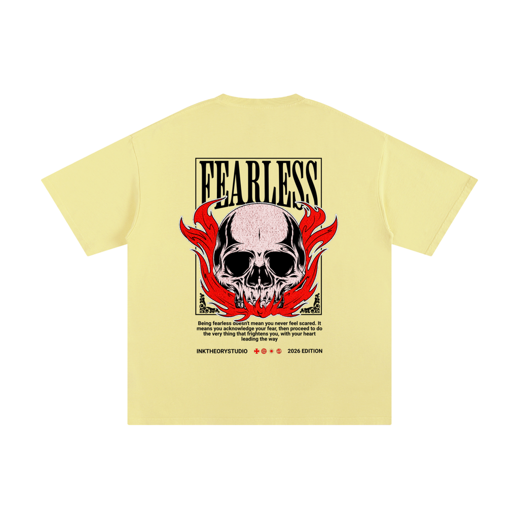 men,women,unisex,tee,R00330,Bold,Quote,fearless,skull