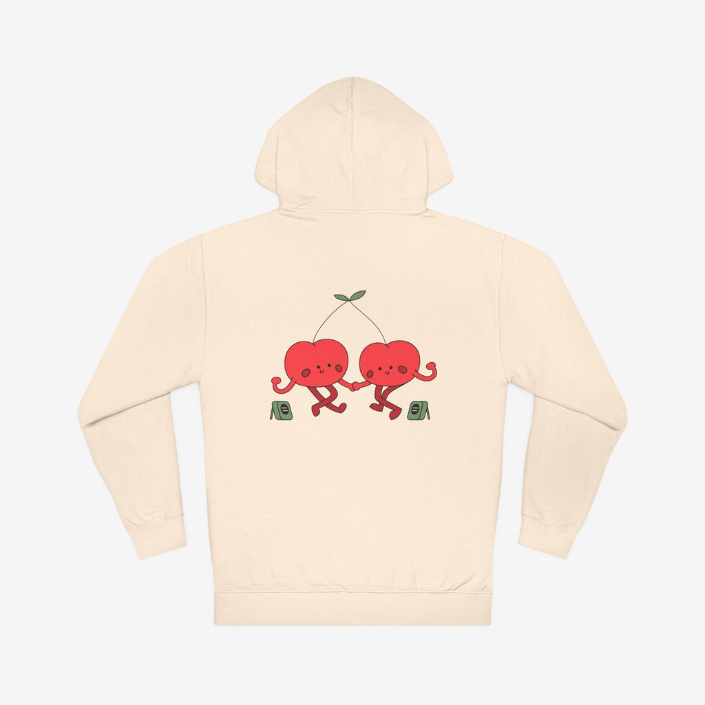 CHERRY FUEL FACTS — NAUGHTY DANCING CHERRIES GRAPHIC HOODIE