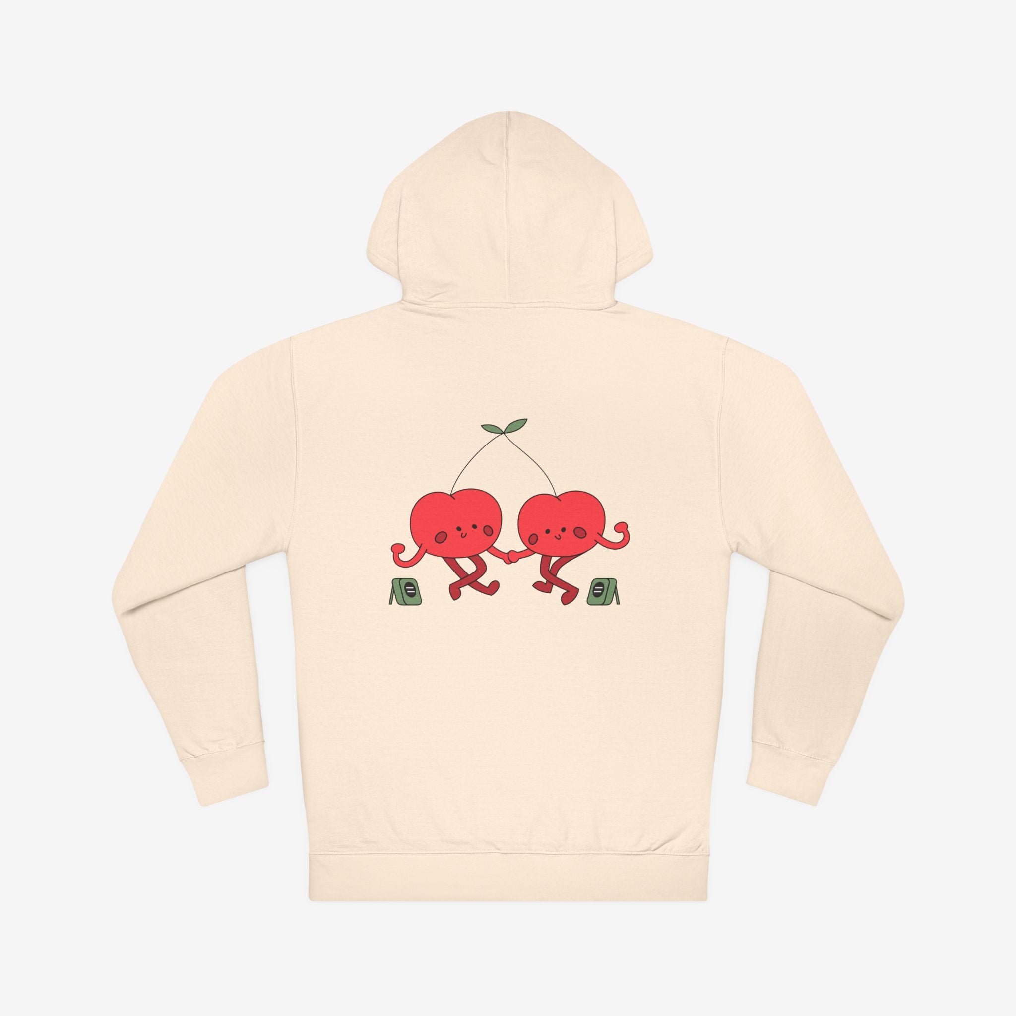 CHERRY FUEL FACTS — NAUGHTY DANCING CHERRIES GRAPHIC HOODIE