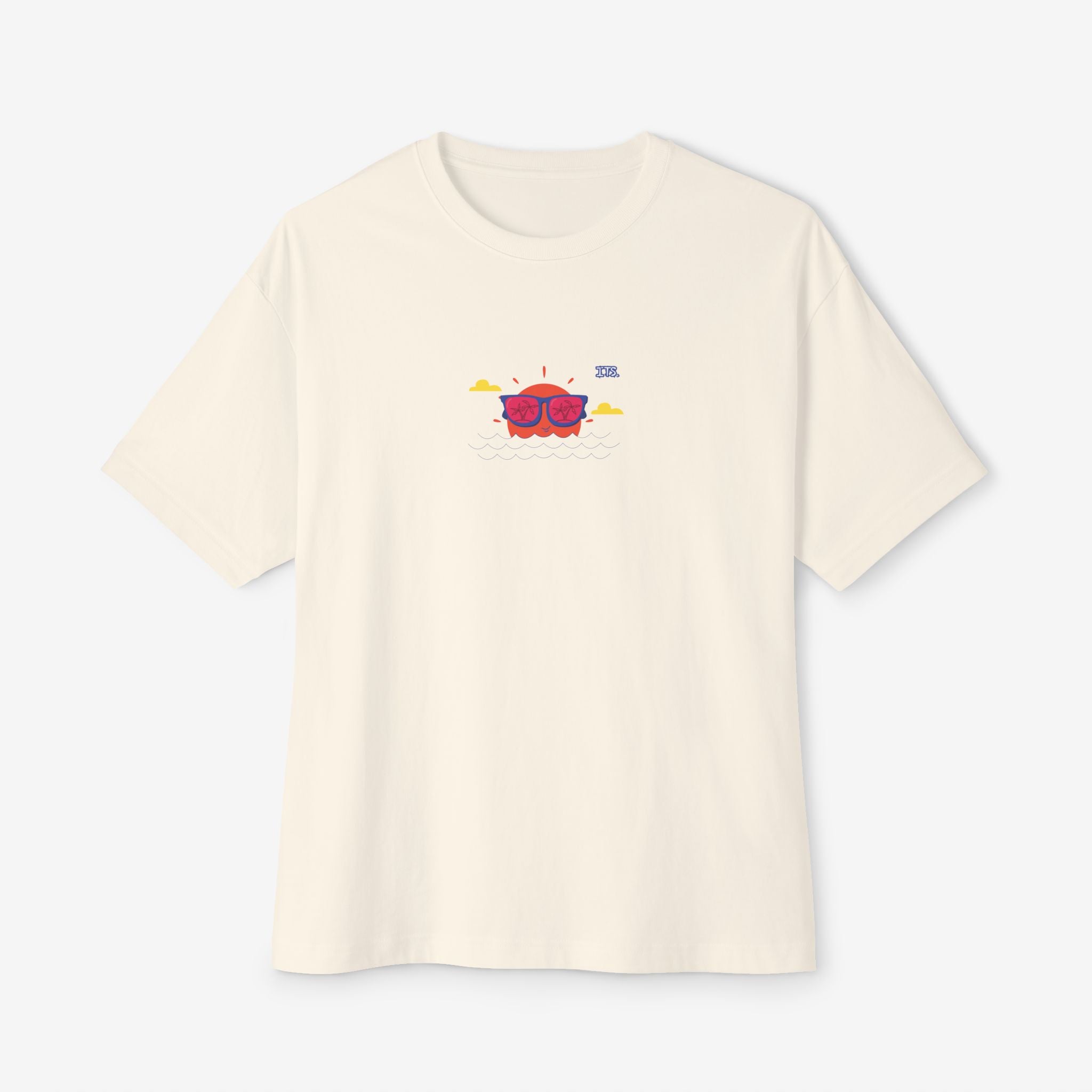 SUMMER ESCAPE TEE — PLAYFUL BEACH VACATION GRAPHIC SHIRT