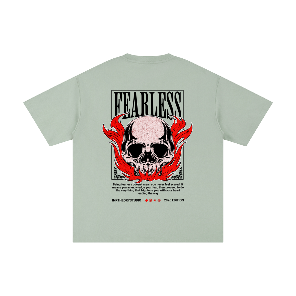 men,women,unisex,tee,R00330,Bold,Quote,fearless,skull