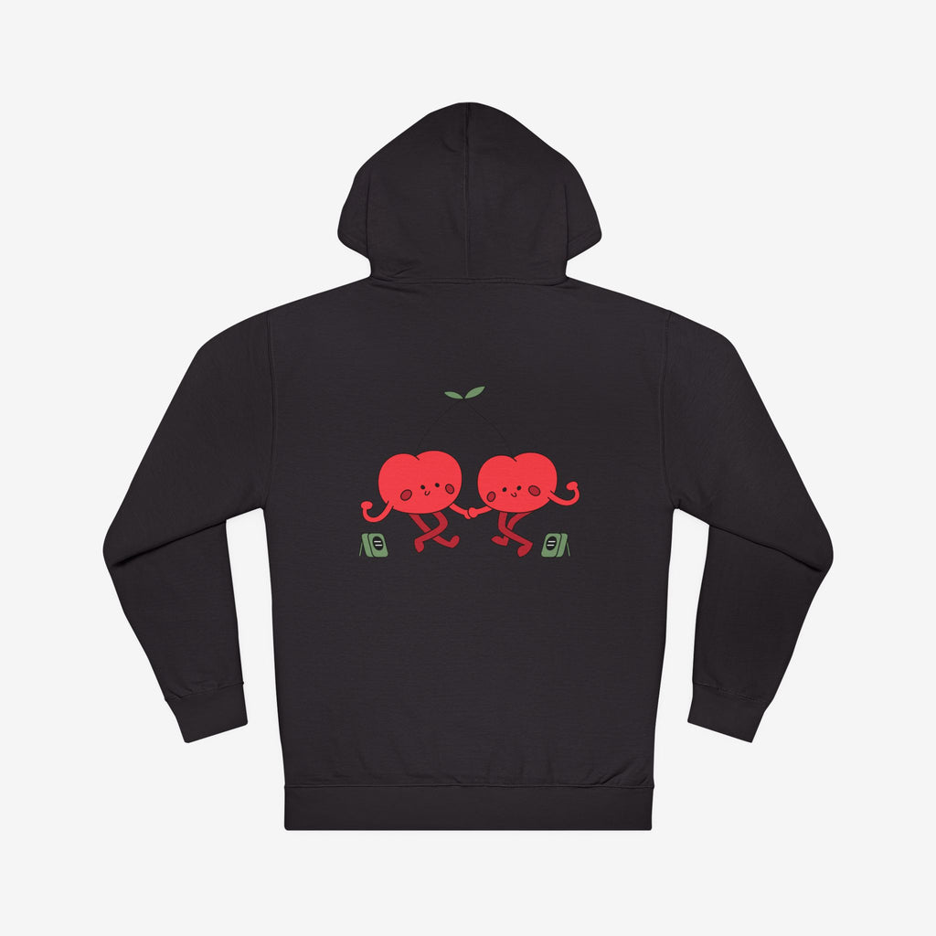 CHERRY FUEL FACTS — NAUGHTY DANCING CHERRIES GRAPHIC HOODIE