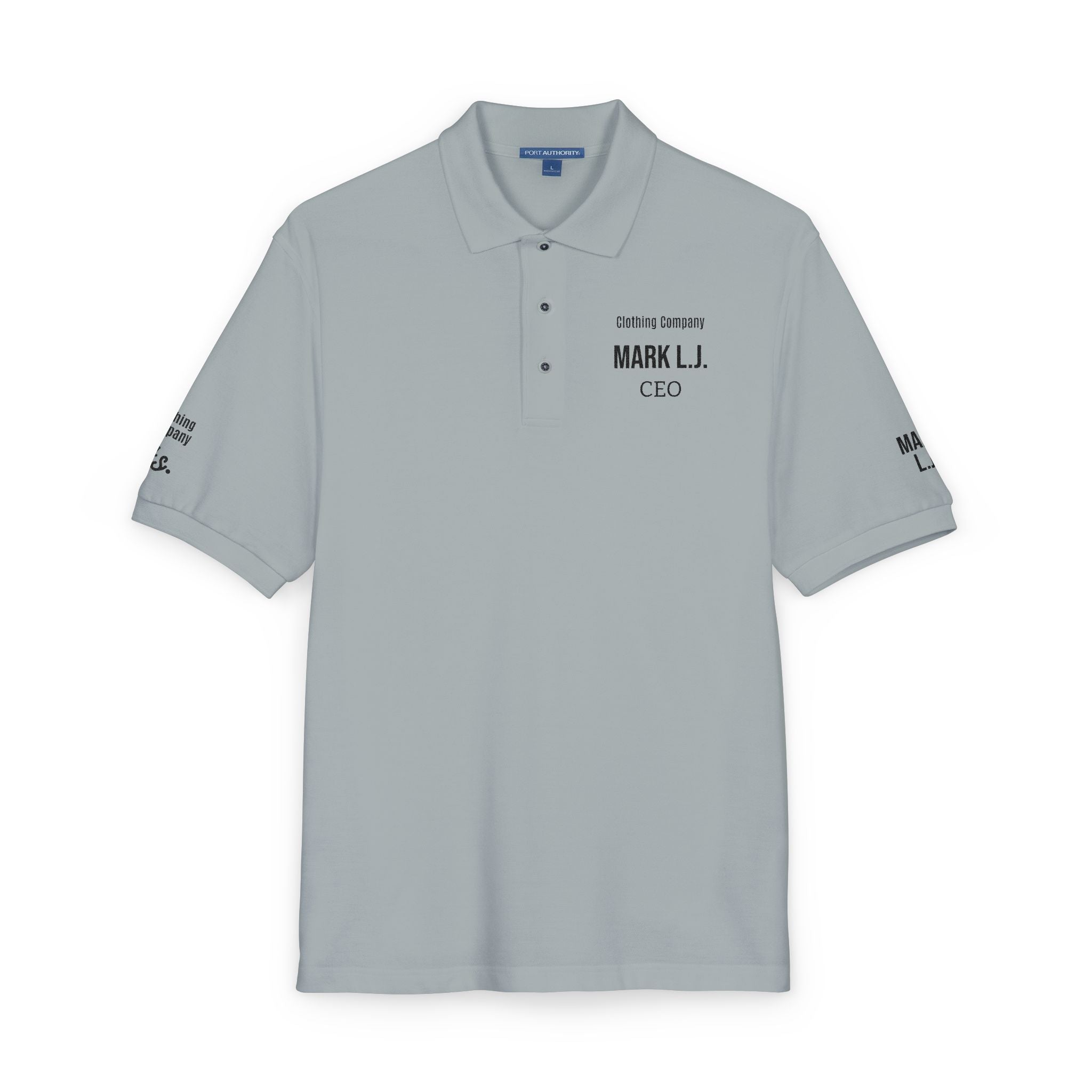 EMBROIDERED CUSTOMIZABLE POLO TEE