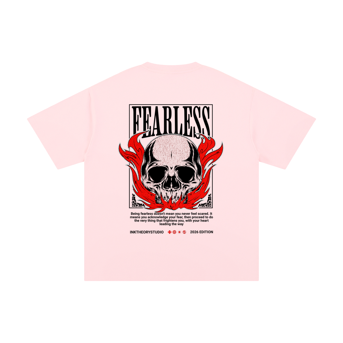 men,women,unisex,tee,R00330,Bold,Quote,fearless,skull