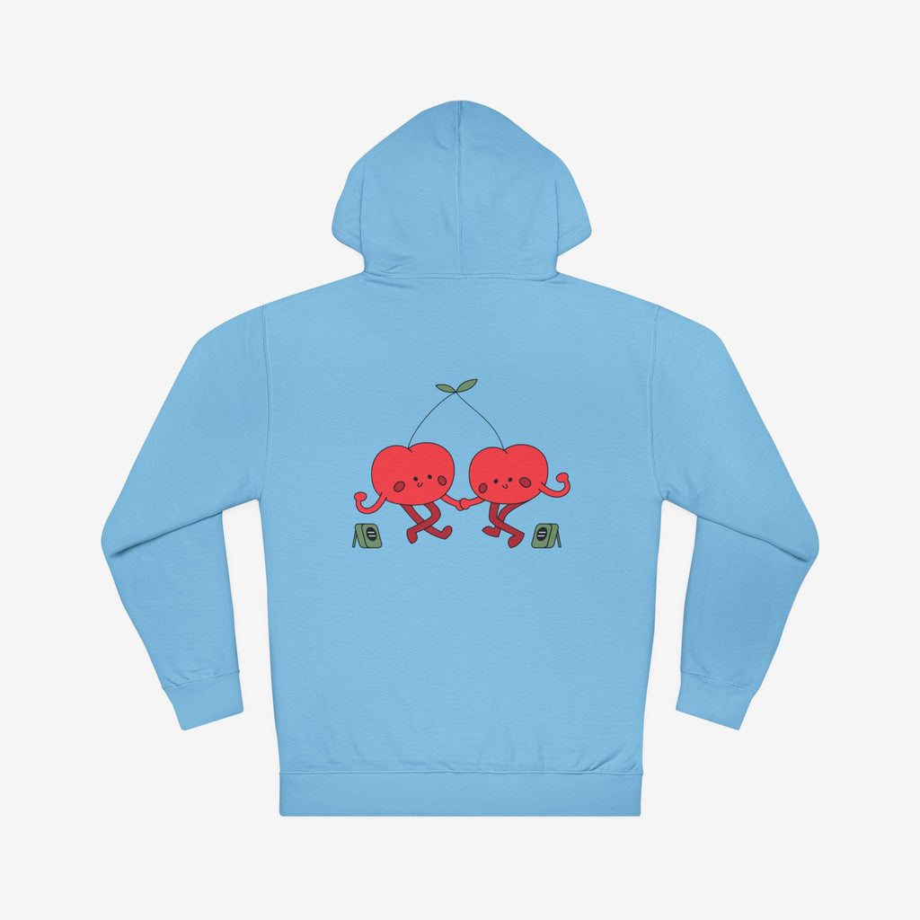 CHERRY FUEL FACTS — NAUGHTY DANCING CHERRIES GRAPHIC HOODIE