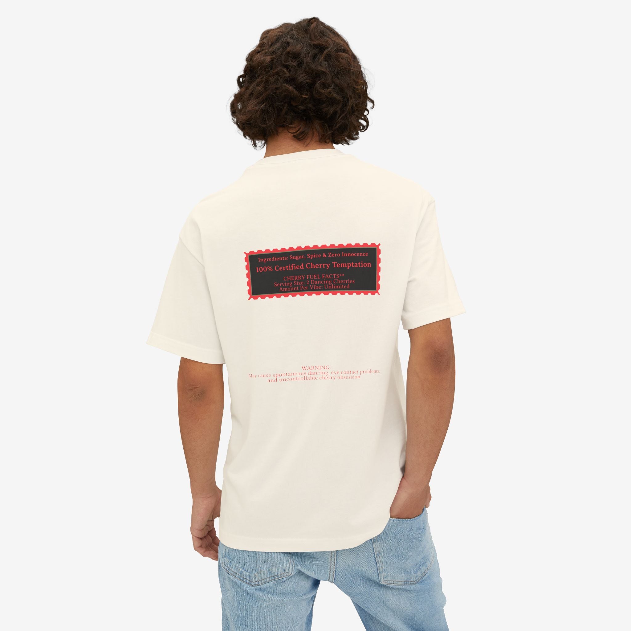 CHERRY FUEL FACTS — NAUGHTY DANCING CHERRIES GRAPHIC TEE