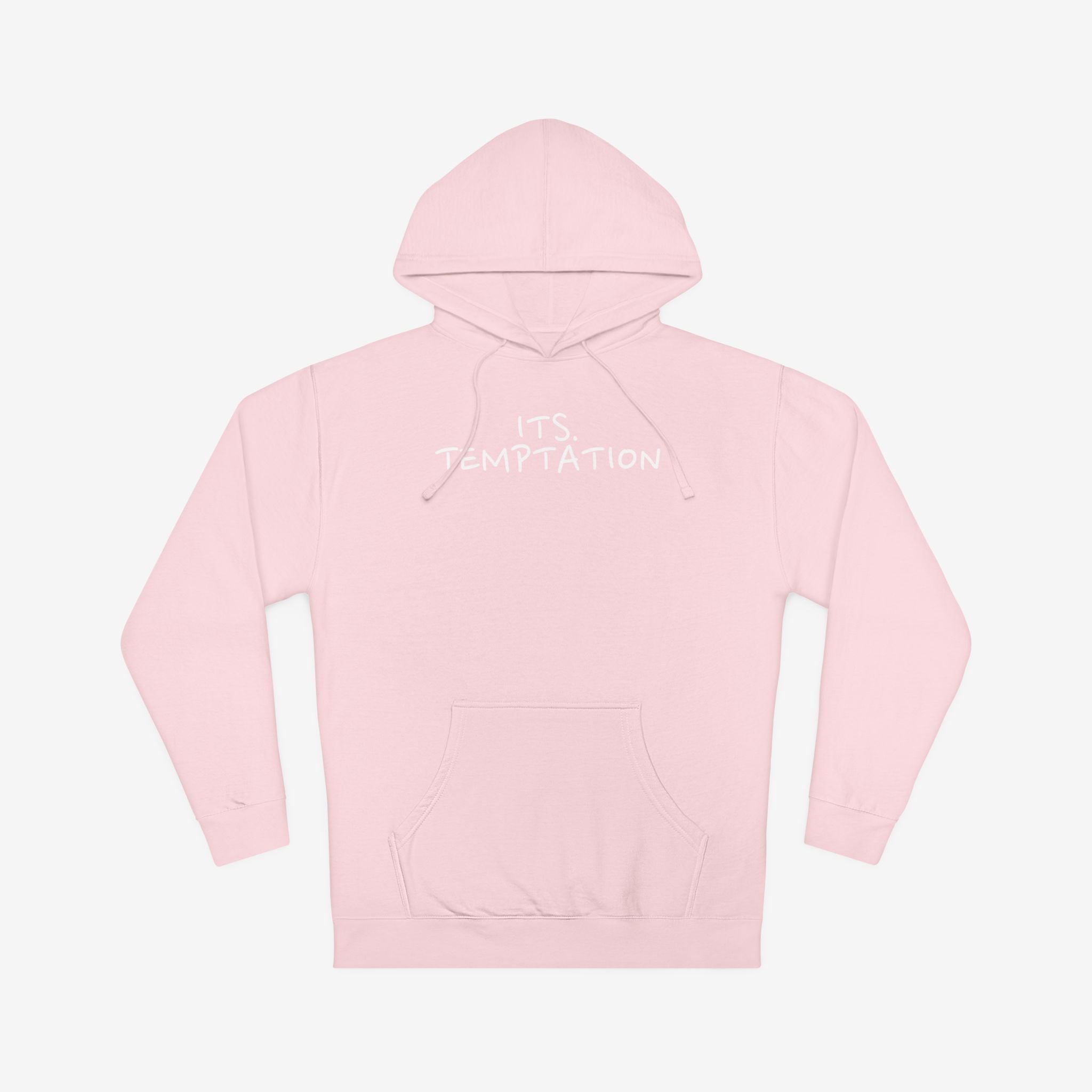 TEMPTATION HOODIE — “TRUST ME, LOVE ME, F*CK ME” GRAPHIC HOODED SWEATSHIRT