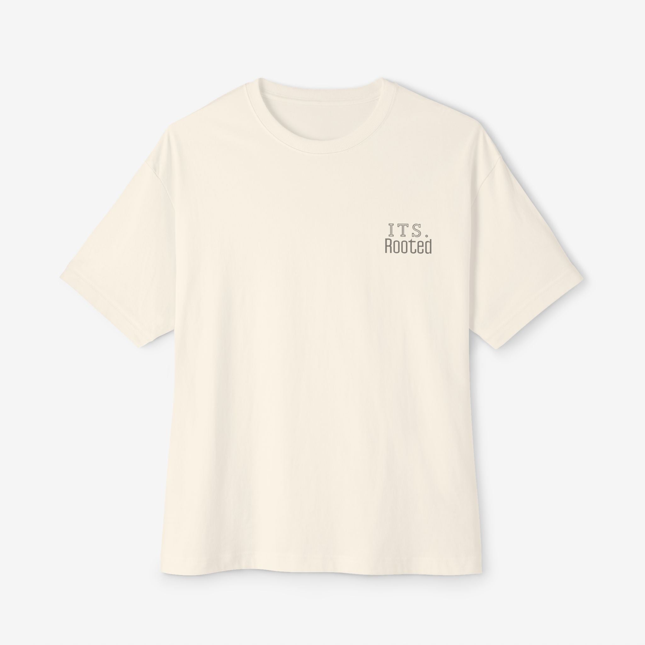 BLOOM TEE — “BLOOM WHERE YOU ARE PLANTED” FLORAL BOXY SHIRT