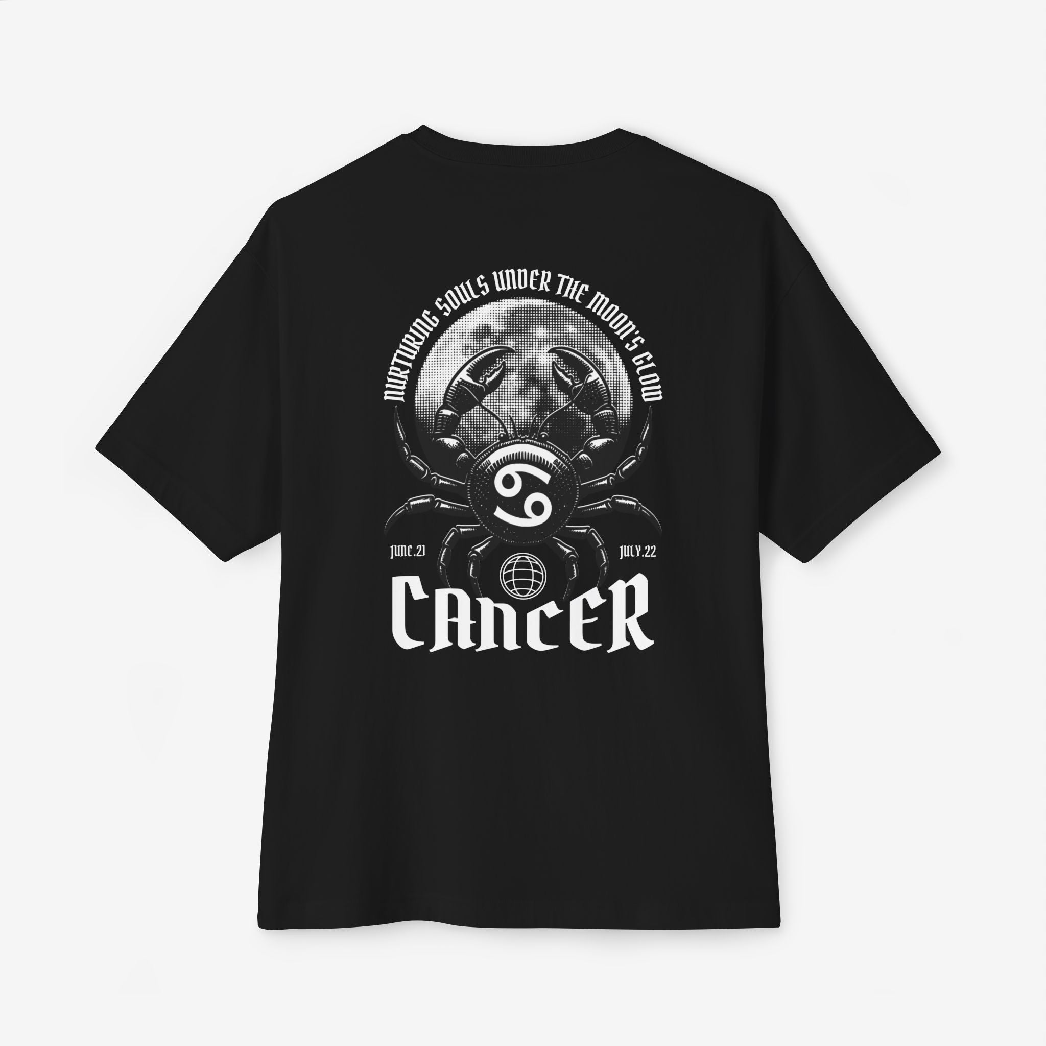 ITS. CANCER – OVERSIZED BOXY ZODIAC GRAPHIC T-SHIRT