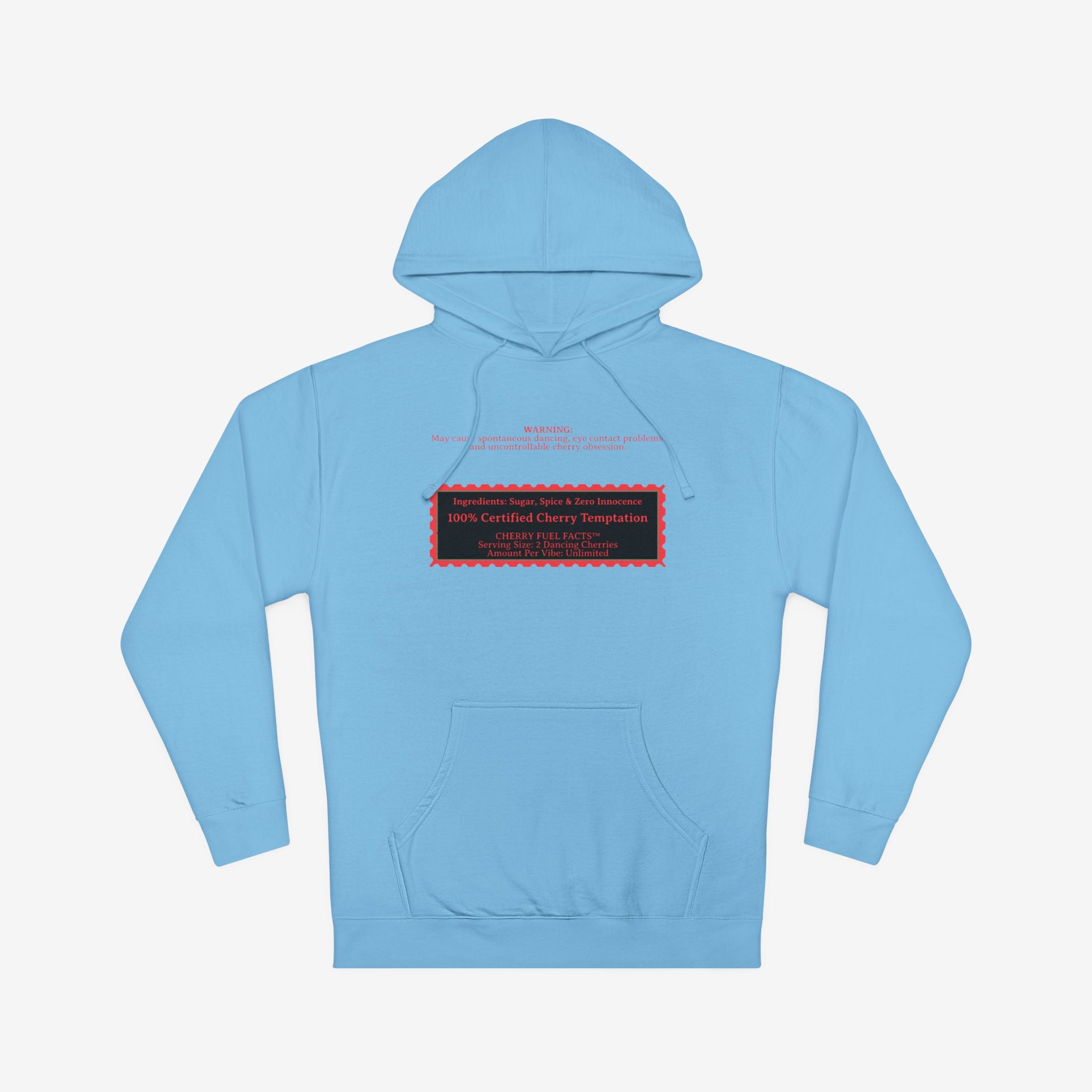 CHERRY FUEL FACTS — NAUGHTY DANCING CHERRIES GRAPHIC HOODIE