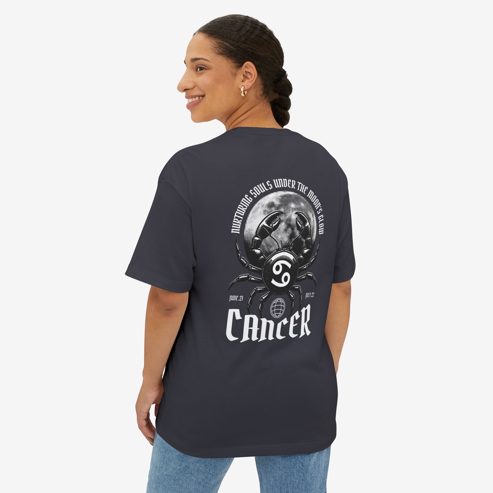 ITS. CANCER – OVERSIZED BOXY ZODIAC GRAPHIC T-SHIRT