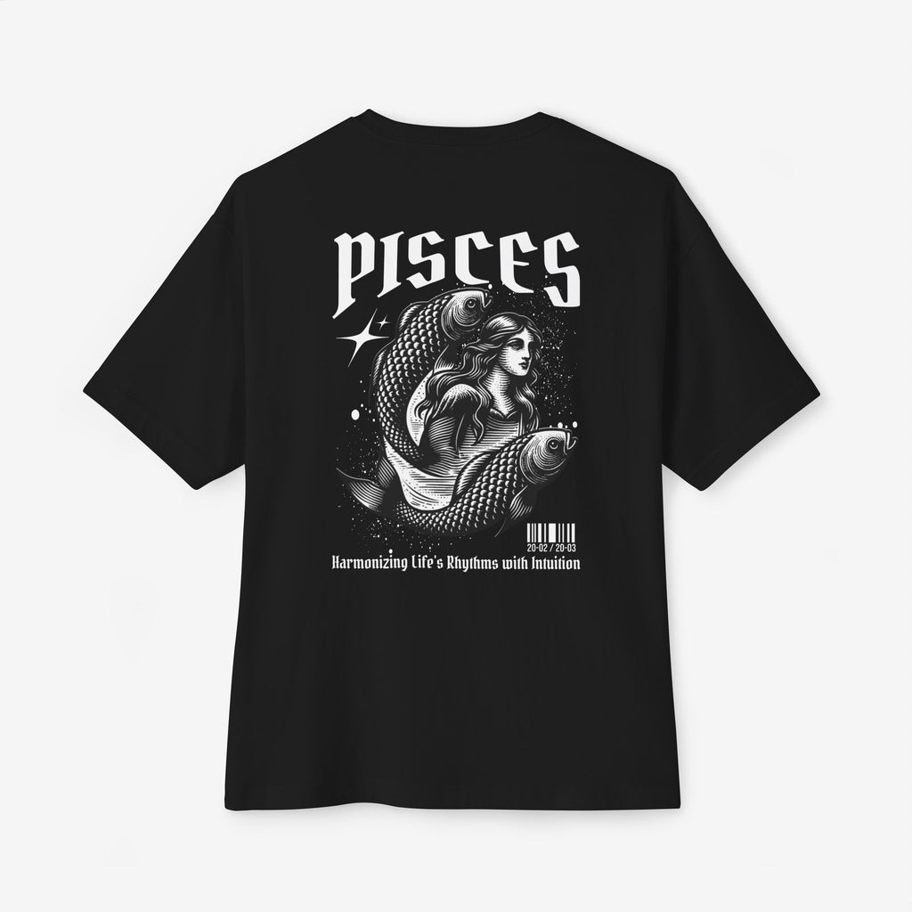 VINTAGE PISCES ZODIAC GRAPHIC T-SHIRT – RETRO ASTROLOGY AESTHETIC TEE