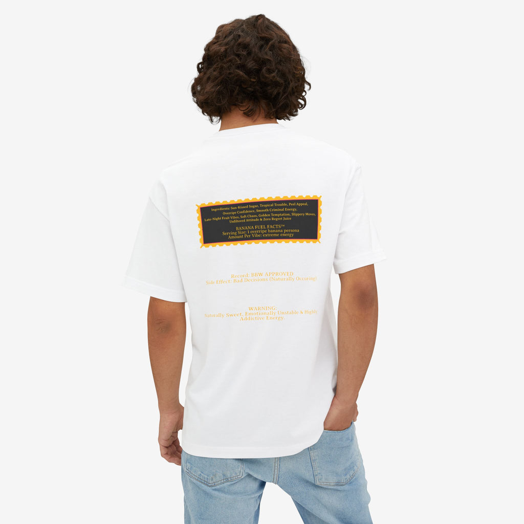 BANANA FUEL FACTS™ — OVER-RIPE ENERGY GRAPHIC TEE