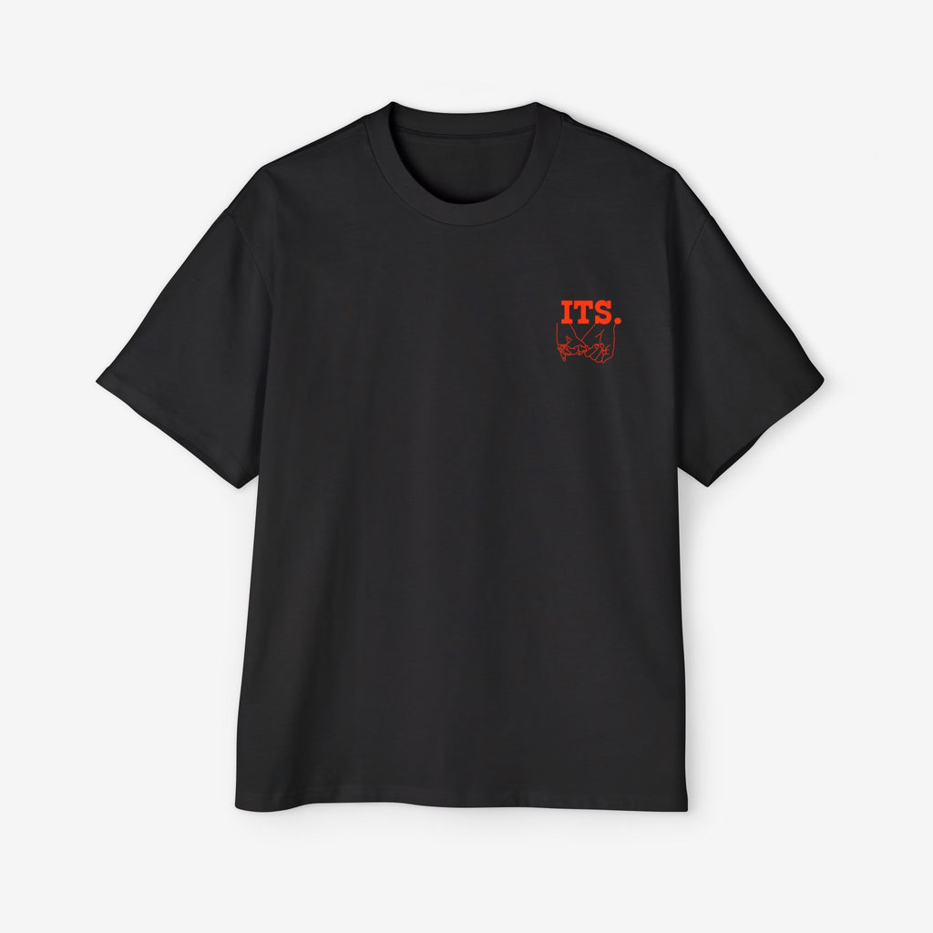 ITS. TEMPTATION — OVERSIZED TYPOGRAPHY T-SHIRT FOR HER