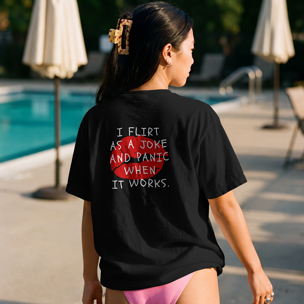 I FLIRT AS A JOKE ESSENTIAL TEE