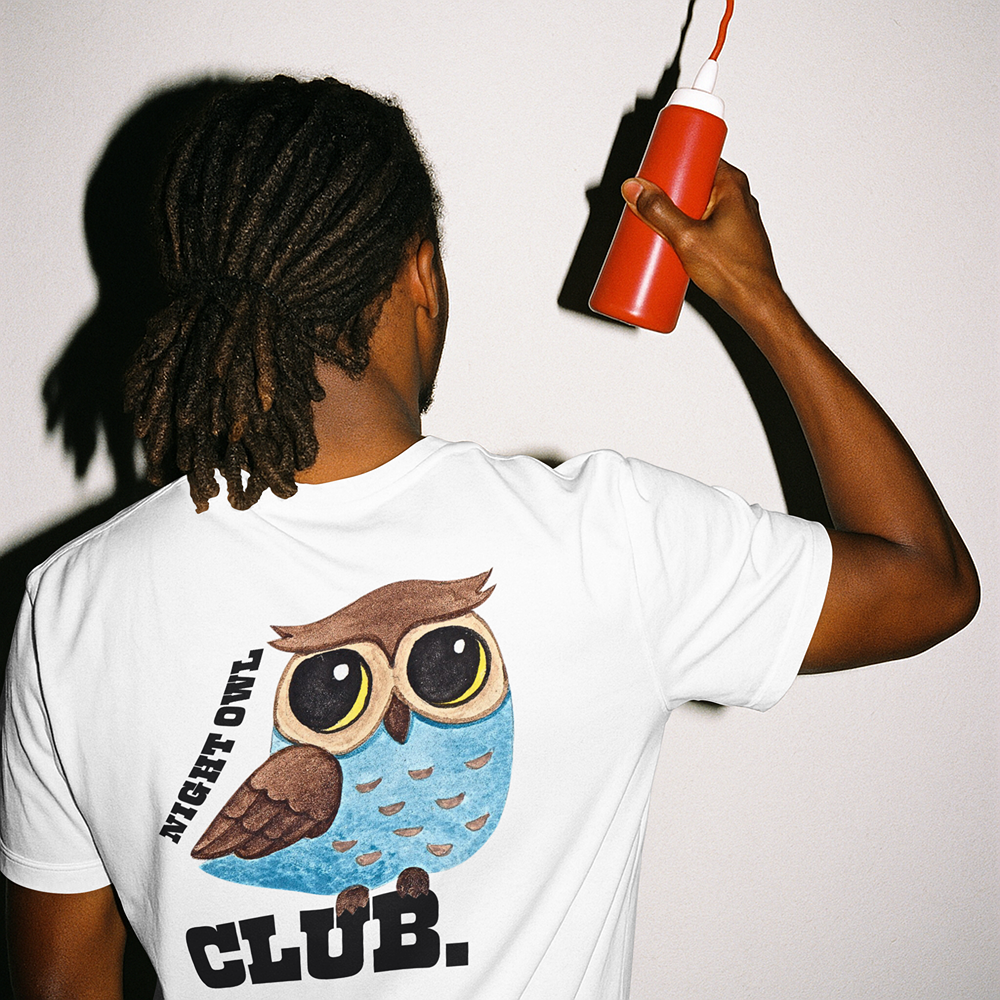 NIGHT OWL CLUB ESSENTIAL TEE