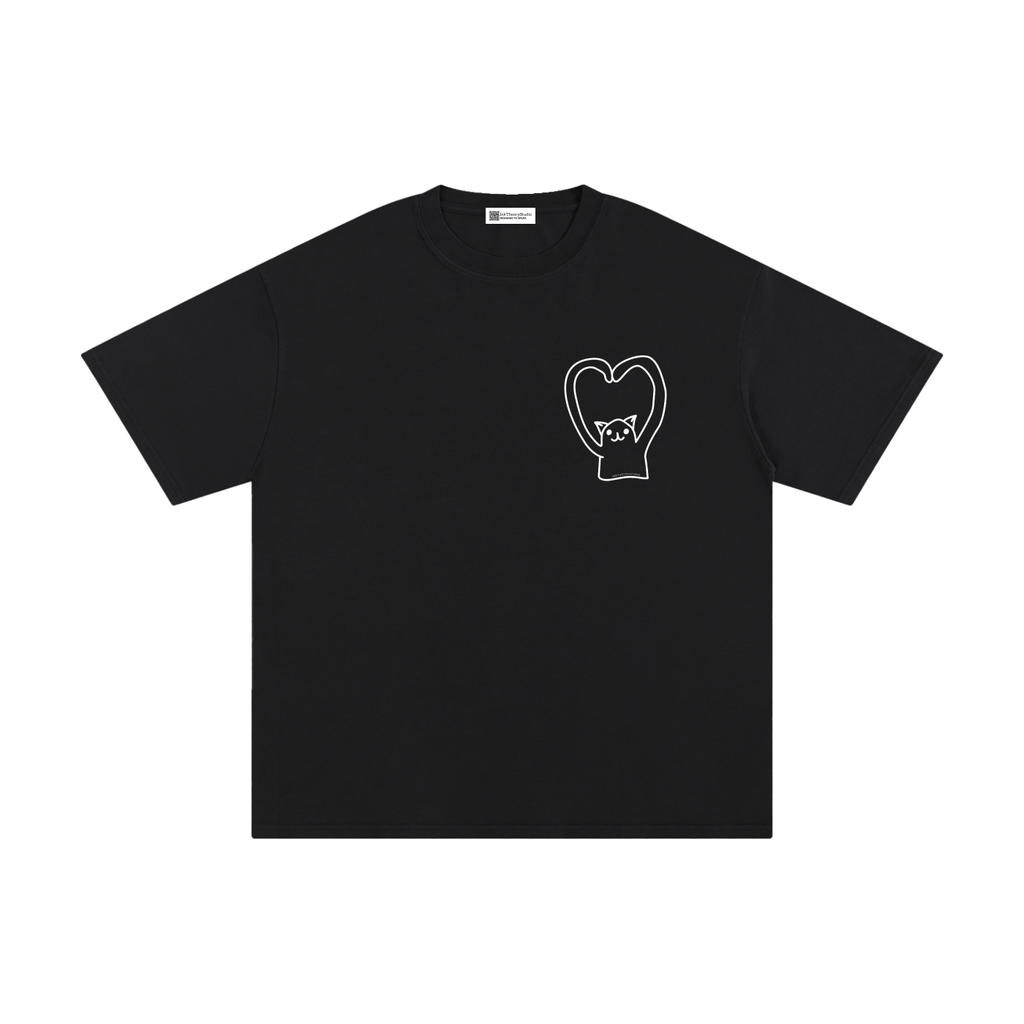 men,women,unisex,tee,R00330,Minimal,Character,cat,kitty