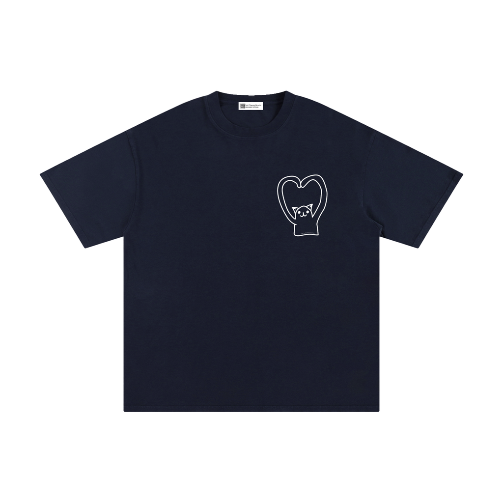 men,women,unisex,tee,R00330,Minimal,Character,cat,kitty