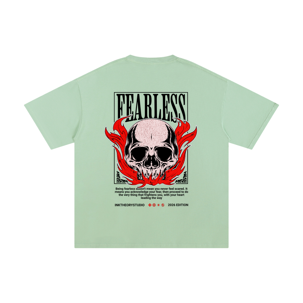 men,women,unisex,tee,R00330,Bold,Quote,fearless,skull