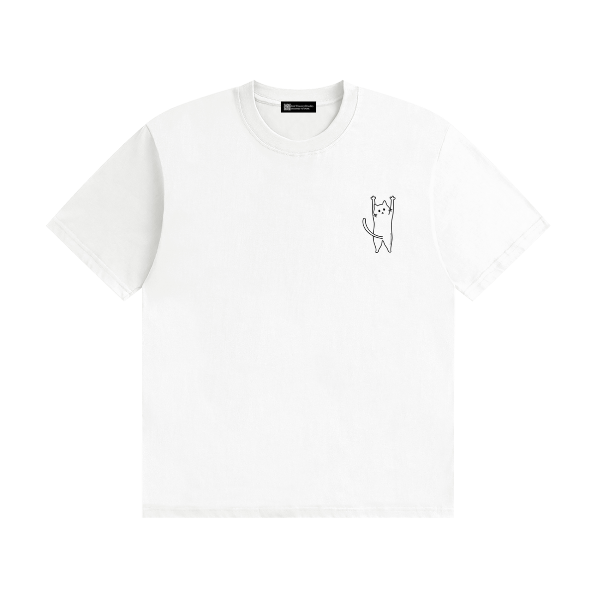 men,women,unisex,tee,RU0001,Minimal,Character,cat,fallingcat,kitty