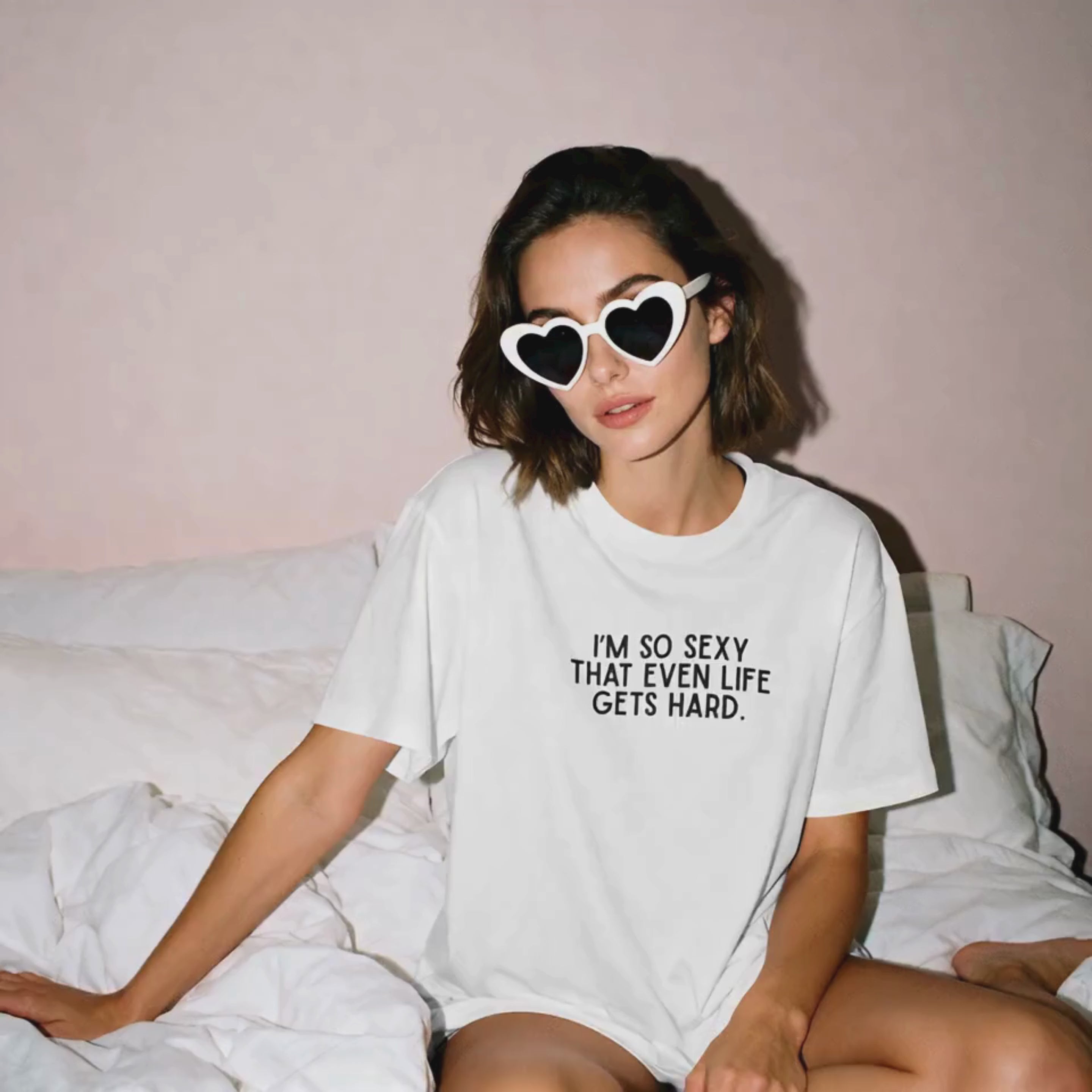 EVEN LIFE GETS HARD ESSENTIAL TEE