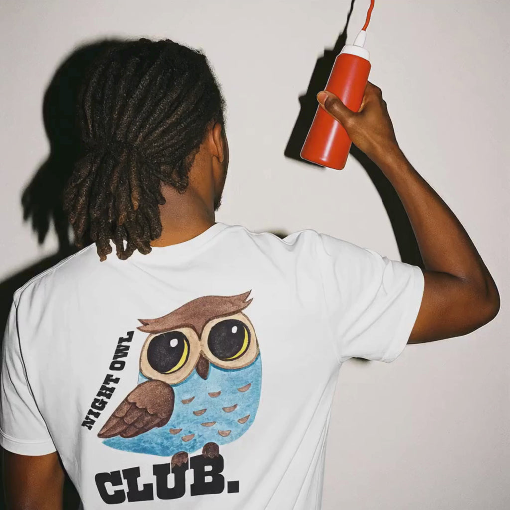 NIGHT OWL CLUB ESSENTIAL TEE