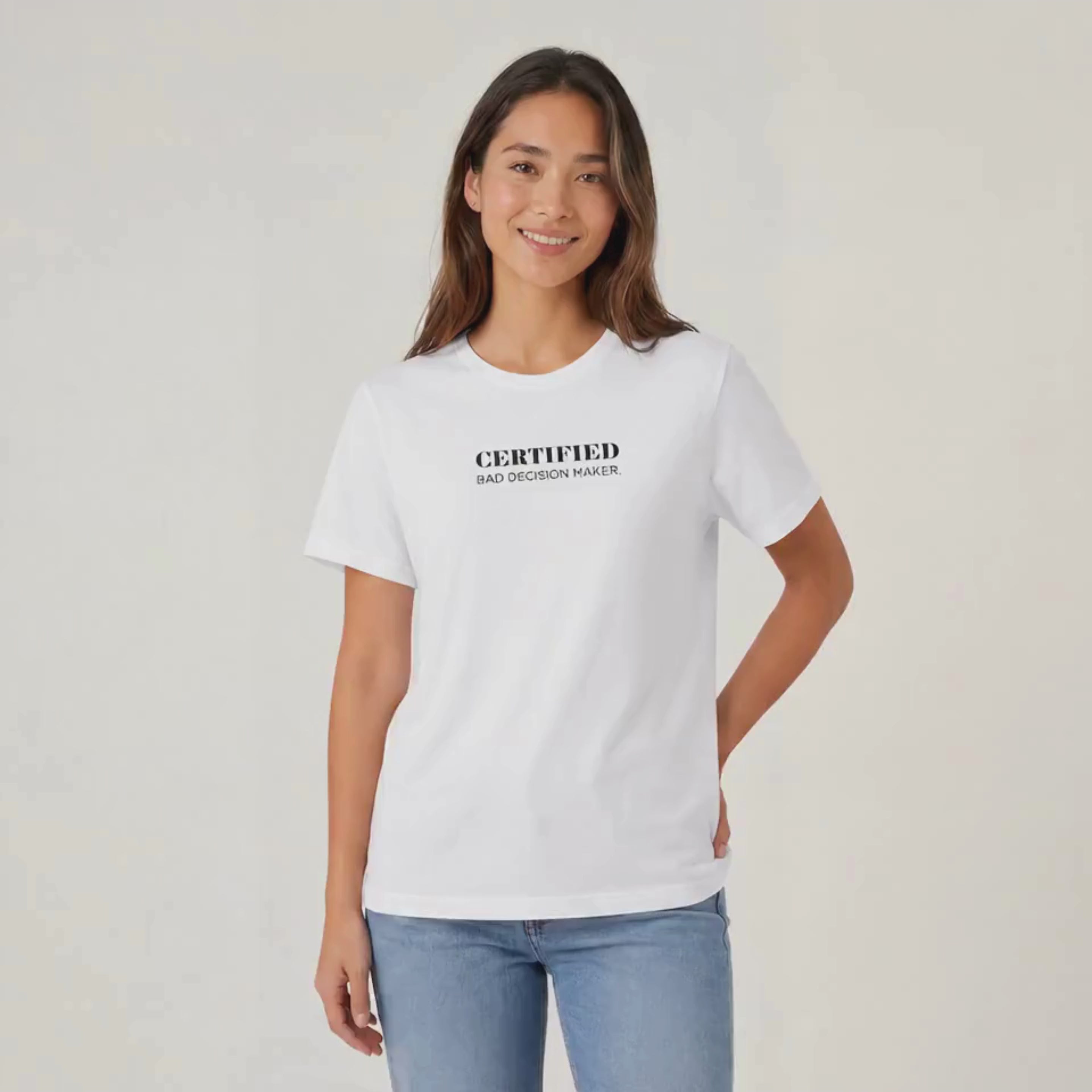 BAD DECISION MAKER ESSENTIAL TEE